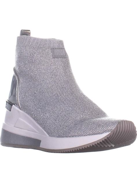 michael kors skyler silver|Michael Kors bootie socks.